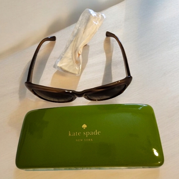 KATE SPADE MEGHAN/S Sunglasses Toffee With Case and cloth - Picture 4 of 8
